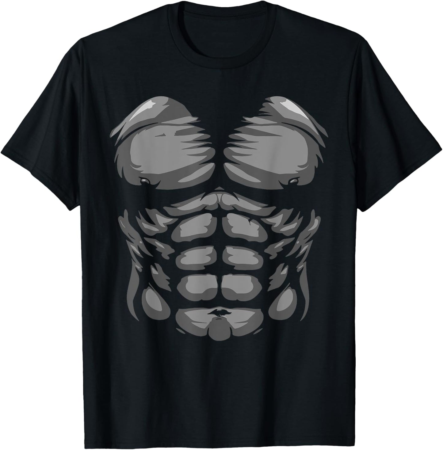 Funny Halloween Shirt Kid Adult Monkey Gorilla Chest Costume T-Shirt - T-Shirt | Black
