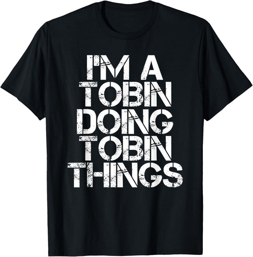 TOBIN Funny Surname Family Tree Birthday Reunion Gift