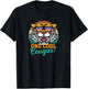 Cougar Cougars USA Flag American Sports Patriotic Souvenirs T-Shirt - T-Shirt | Black
