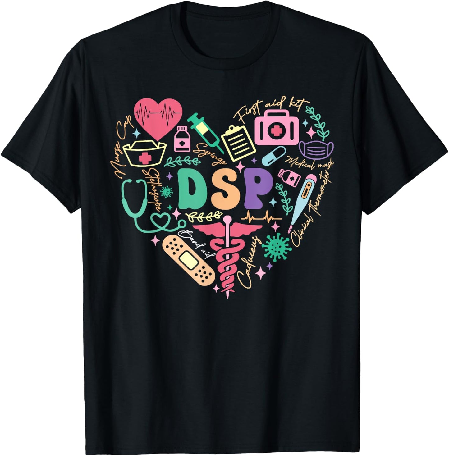 Cute DSP Day Shirt Heart Appreciation Day Gift T-Shirt - T-Shirt | Black