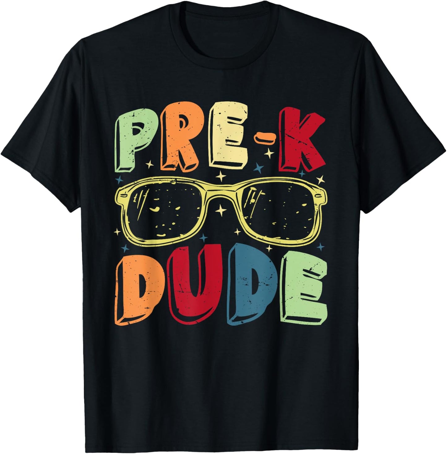 Pre-K Dude First Day of Preschool Back to School Pre-K Kids T-Shirt - T-Shirt | Black