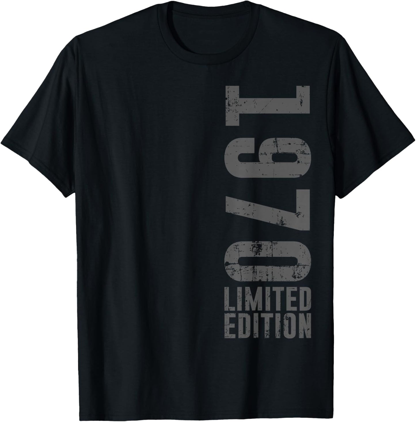 Birthday design limited edition and vintage, born in 1970 T-Shirt - T-Shirt | Black