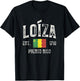 Loíza City in Puerto Rico Est 1719, Puerto Rico Flag T-Shirt - T-Shirt | Black