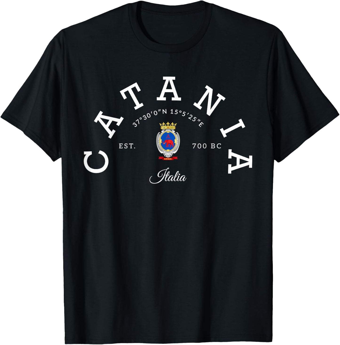 Catania Italia Catania trip Catania fan Catania vacation T-Shirt - T-Shirt | Black