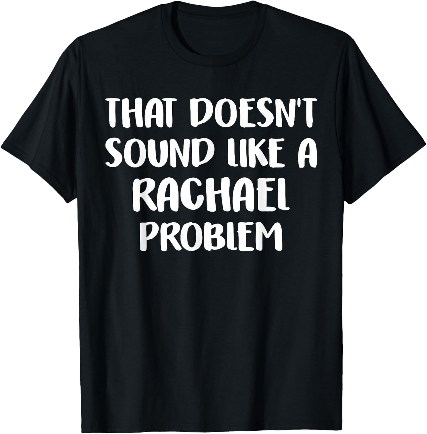 RACHAEL Personalized Cute Flower Girls RACHAEL Name T-Shirt - T-Shirt | Black
