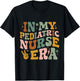 In My Pediatric Nurse Era PICU Nurse Funny Pediatric Nurse T-Shirt - T-Shirt | Black
