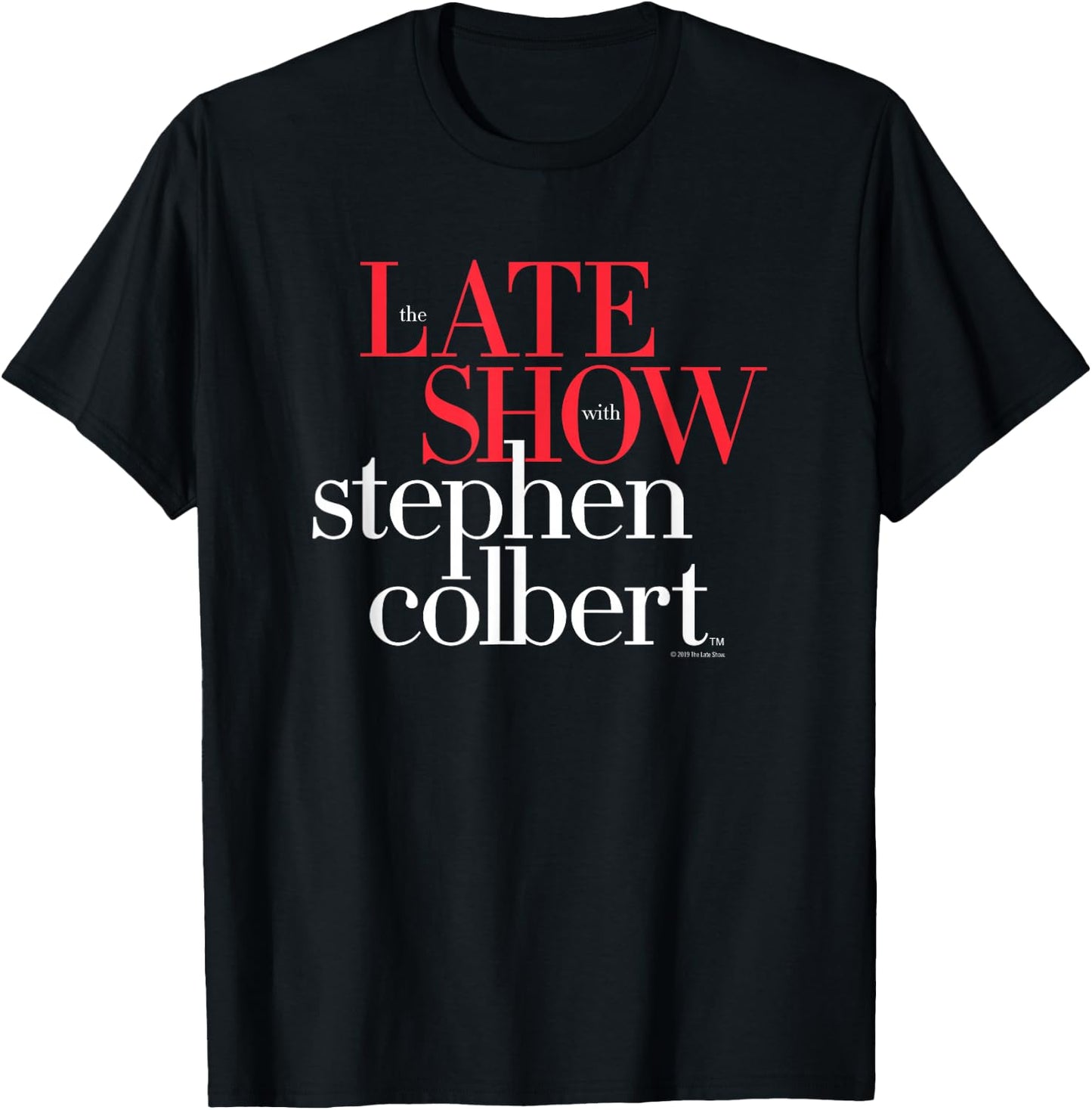 The Late Show with Stephen Colbert T-Shirt - T-Shirt | Black