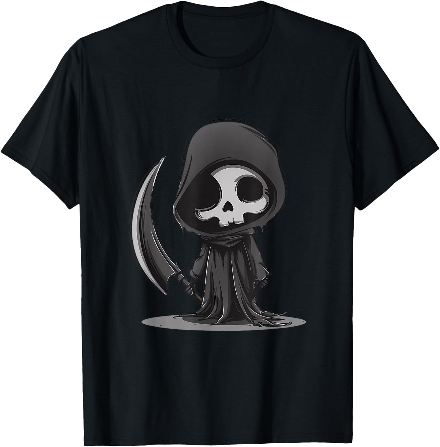 Halloween Grim Reaper Trick Or Treat Witchcraft Ghost Witch T-Shirt - T-Shirt | Black
