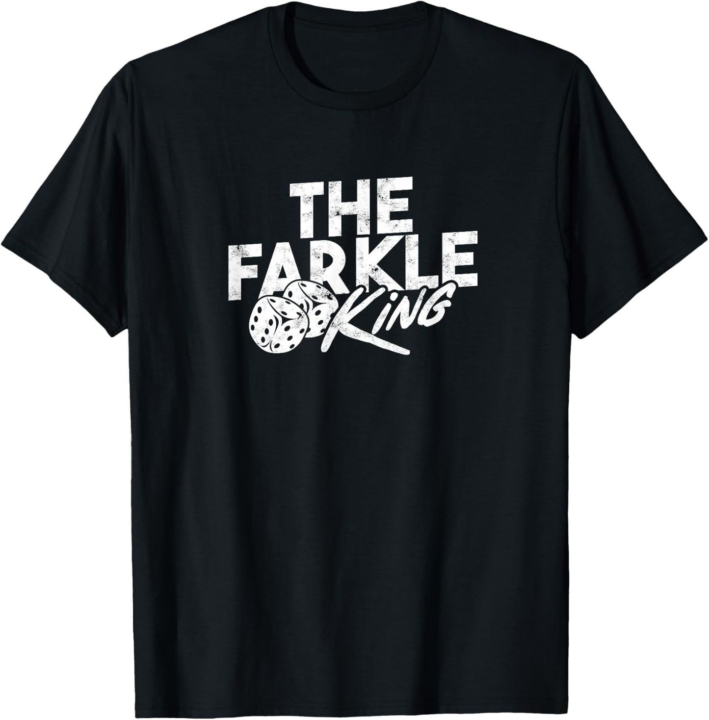The Farkle King – Farkle dice game T-Shirt - T-Shirt | Black