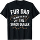 Fur Dad Dog Fathers Day 2024 Men Women T-Shirt - T-Shirt | Black