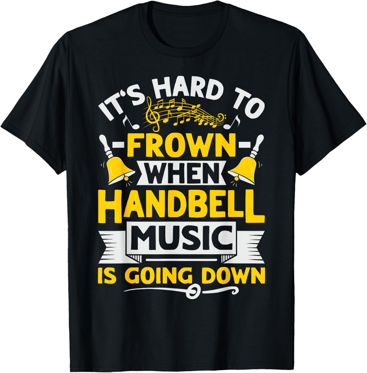 Handbell Player Design for a Handbell Choir Member T-Shirt - T-Shirt | Black