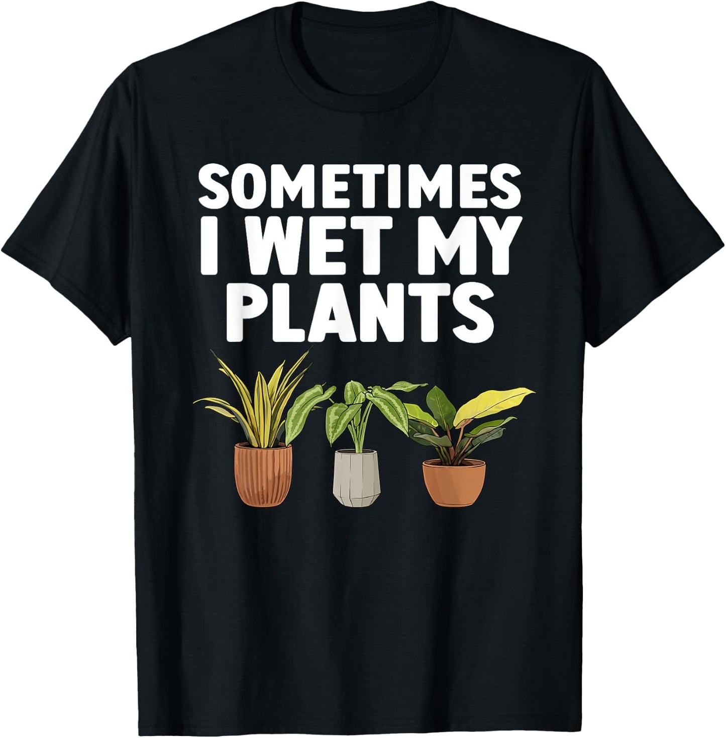 Funny Plant Art Women Gardening Gardener Plant Lover T-Shirt - T-Shirt | Black