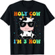 Kids Holy Cow I'm Two 3 Years Old 3rd Birthday Boy Girl T-Shirt - T-Shirt | Black
