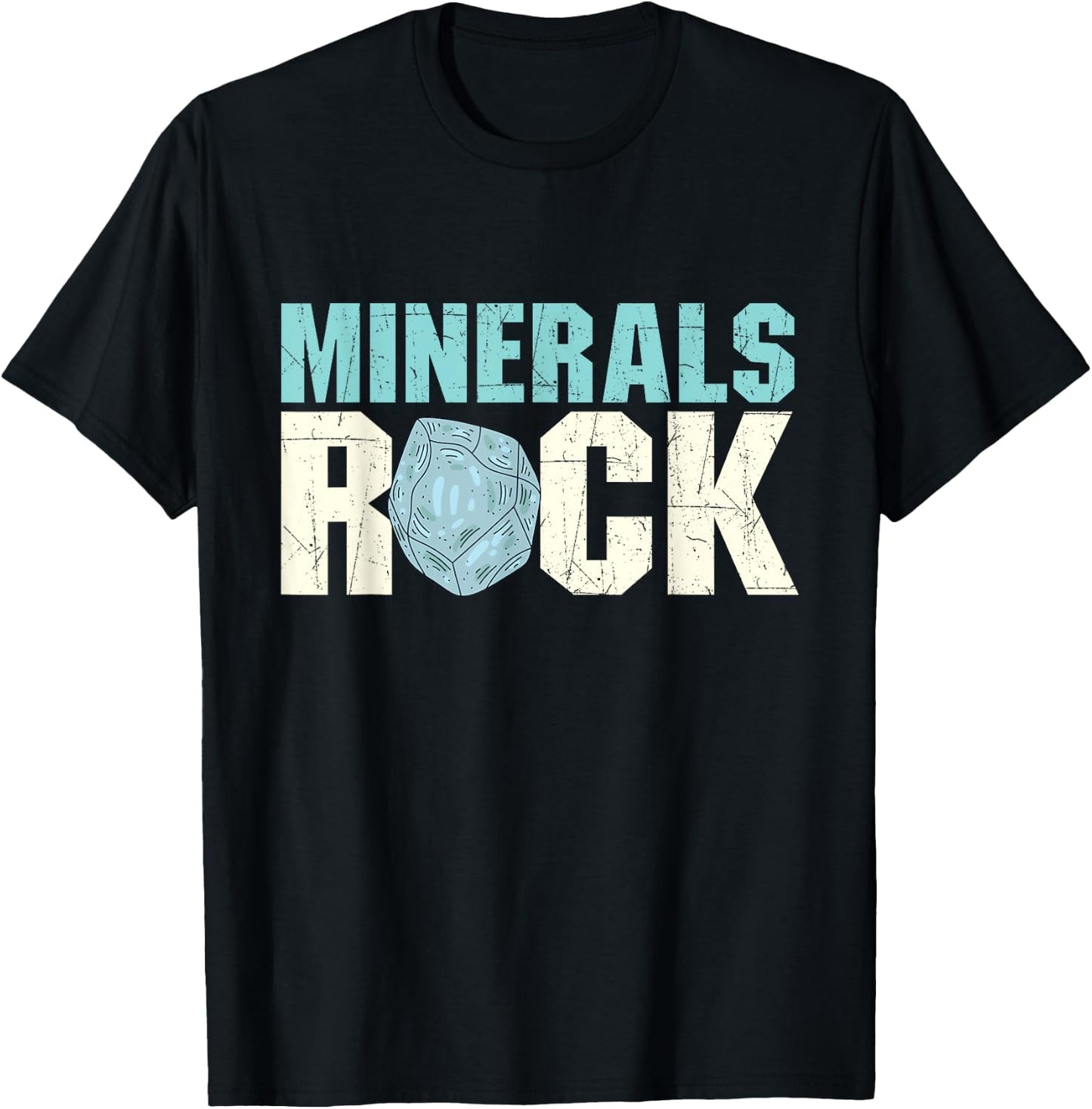 Minerals Rock - Rock Collector Geode Hunter Geology T-Shirt - T-Shirt | Black