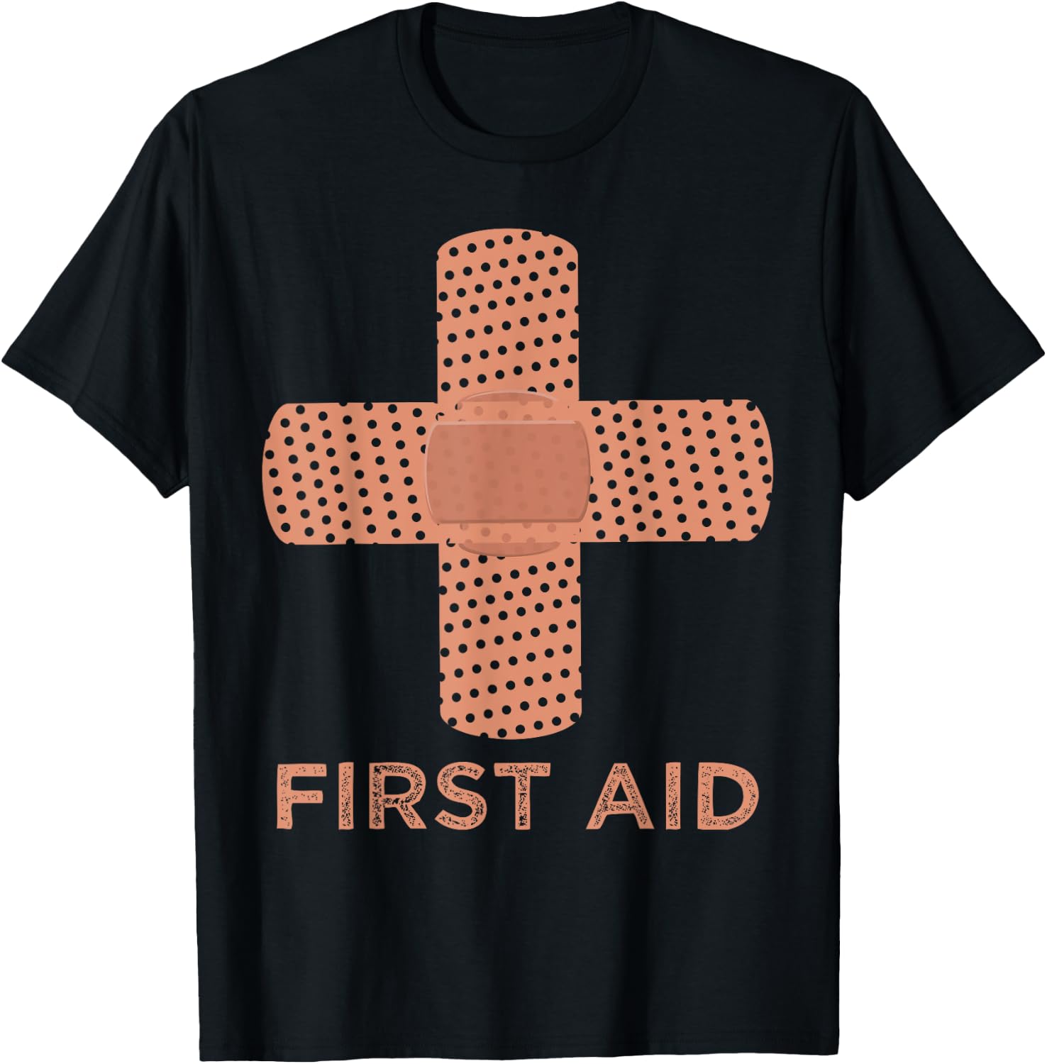 First Aid Cross Medic Symbol Emergency Nurse Gift T-Shirt - T-Shirt | Black