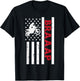 Braaap Dirt Bike US Flag Vintage Motorcycle Patriotic Biker Kids Men T-Shirt - T-Shirt | Black