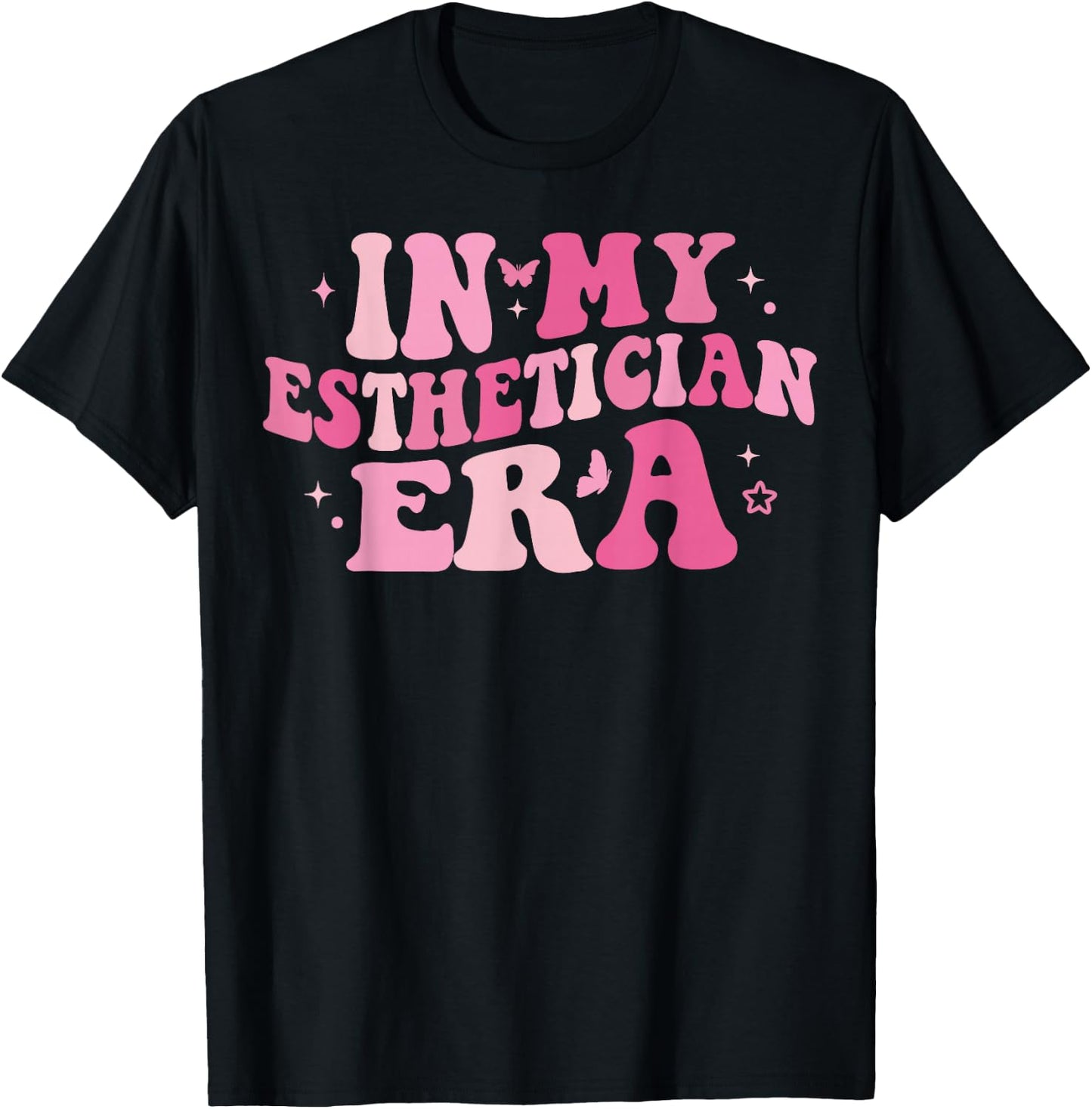 In My Esthetician Era Makeup Artist Esthetician Graduation T-Shirt - T-Shirt | Black