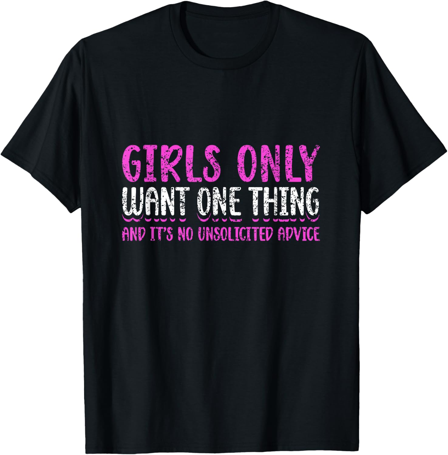 Unsolicited Advice Woman Mom Women Girls Girl Mother Mommy T-Shirt - T-Shirt | Black