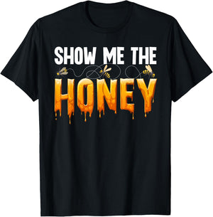 Cool Beekeeper Art Women Apiary Beekeeping Honey Bee T-Shirt - T-Shirt | Black
