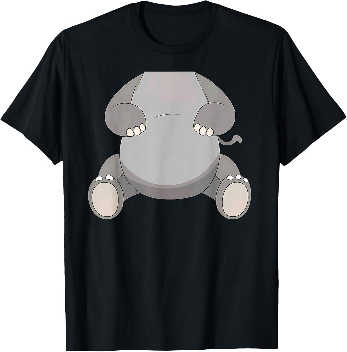 Elephant Body Halloween Costume T-Shirt - T-Shirt | Black