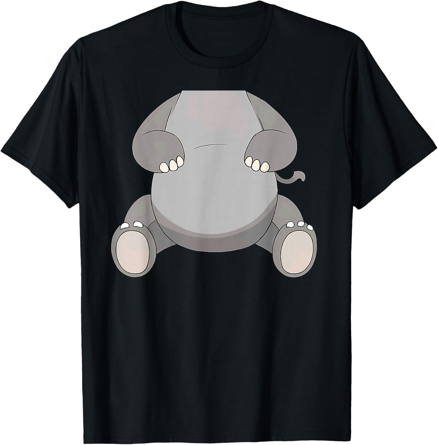 Elephant Body Halloween Costume T-Shirt - T-Shirt | Black