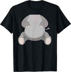 Elephant Body Halloween Costume T-Shirt - T-Shirt | Black