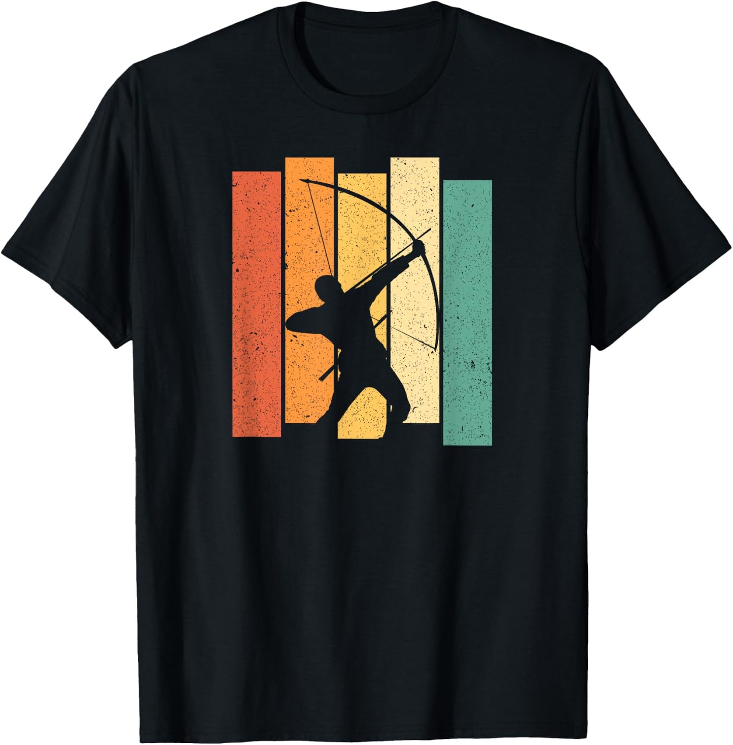 Retro Archery Design for Archer Men T-Shirt - T-Shirt | Black