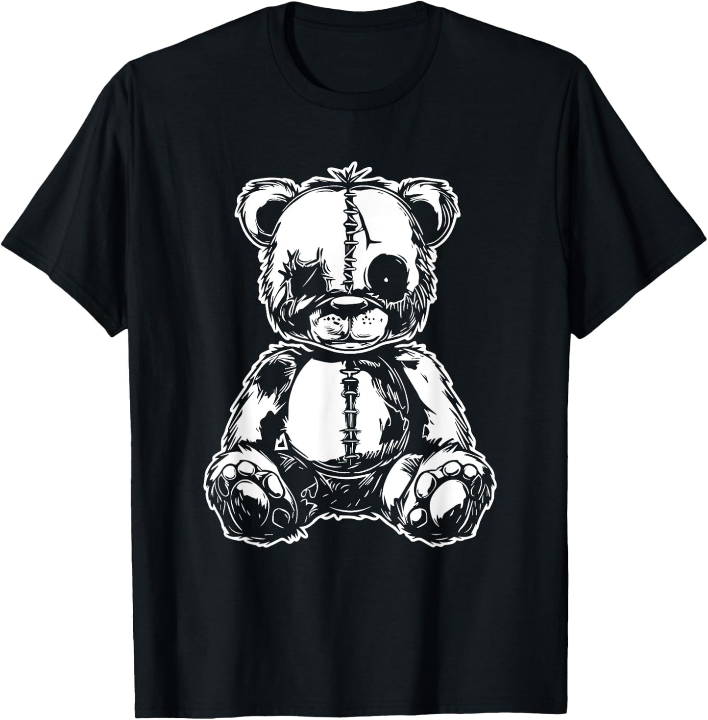 Horror Teddy Bear T-Shirt - T-Shirt | Black