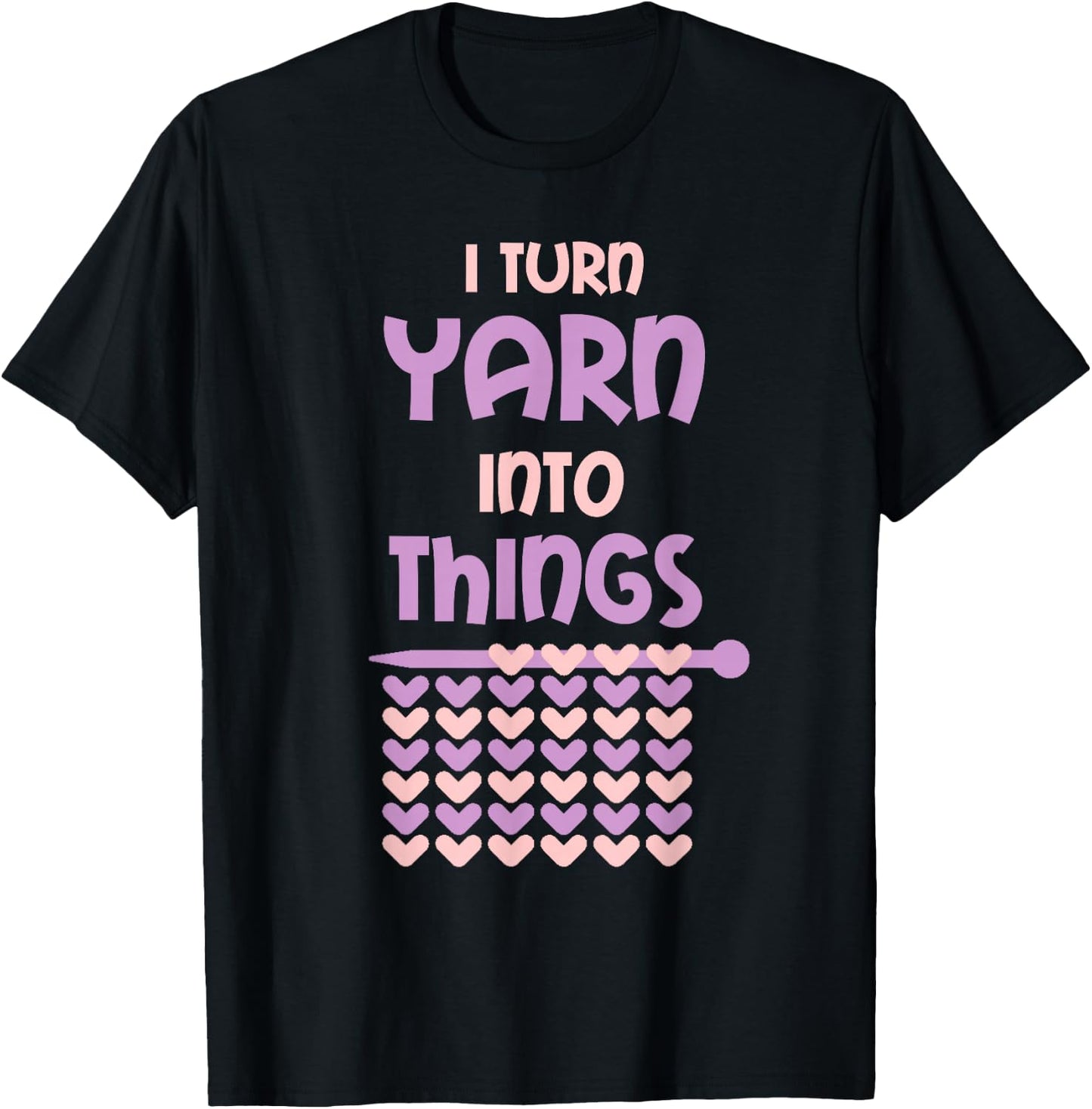Knitting Funny Retirement Knitting Yarn T-Shirt - T-Shirt | Black