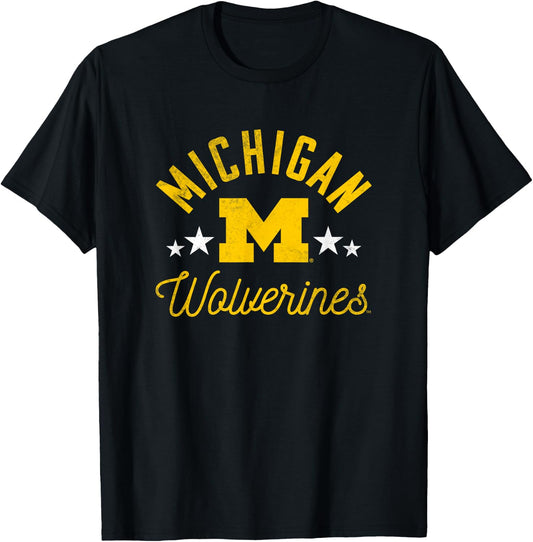 University of Michigan Wolverines U of M Wolverines T-Shirt - T-Shirt | Black