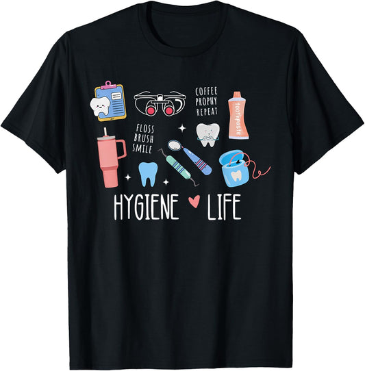 Dental Hygiene Dental Hygienist School Student T-Shirt - T-Shirt | Black