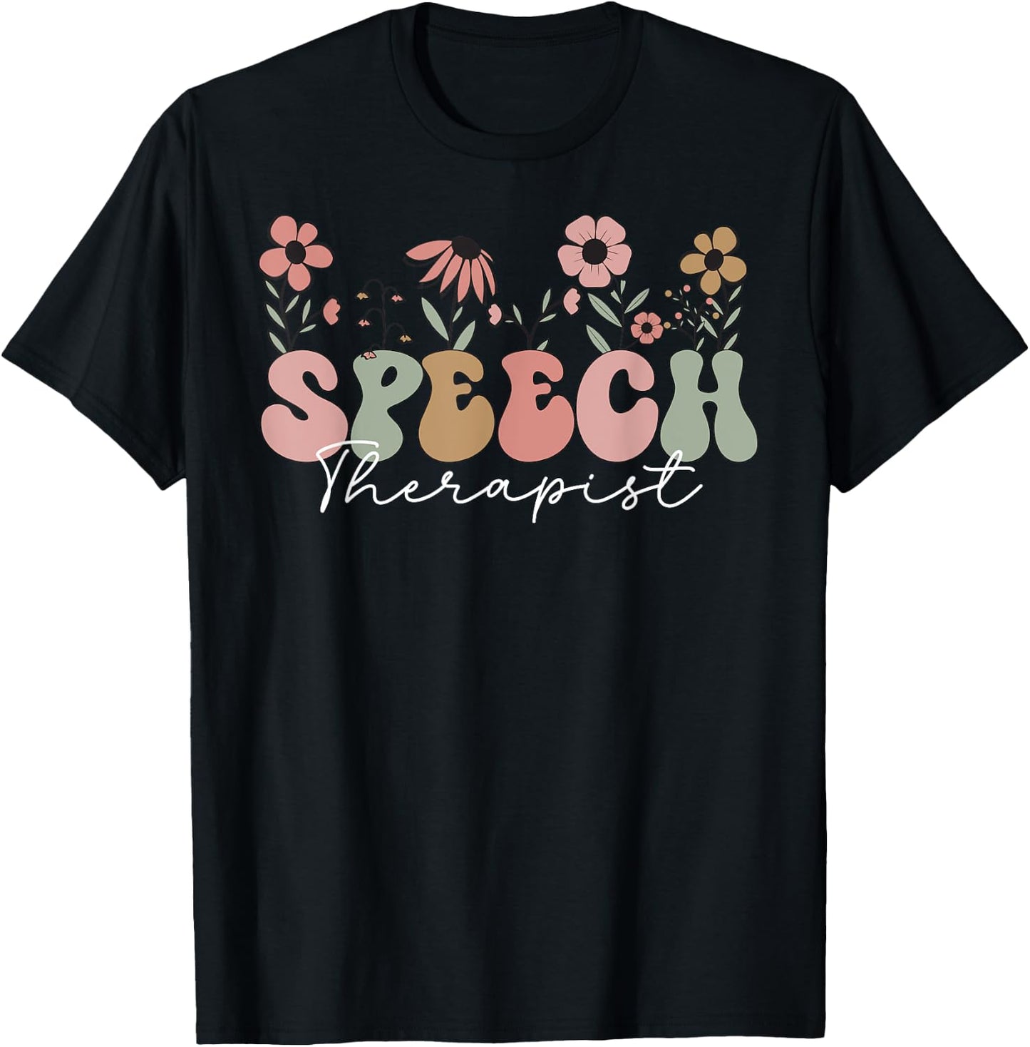 Speech Therapist SLP Therapy Speech Language Pathologist T-Shirt - T-Shirt | Black