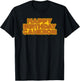 Happy Birthday Cameron Personalized Name Retro Typography T-Shirt - T-Shirt | Black
