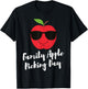 Family Apple Picking Day Apple picking season T-Shirt - T-Shirt | Black