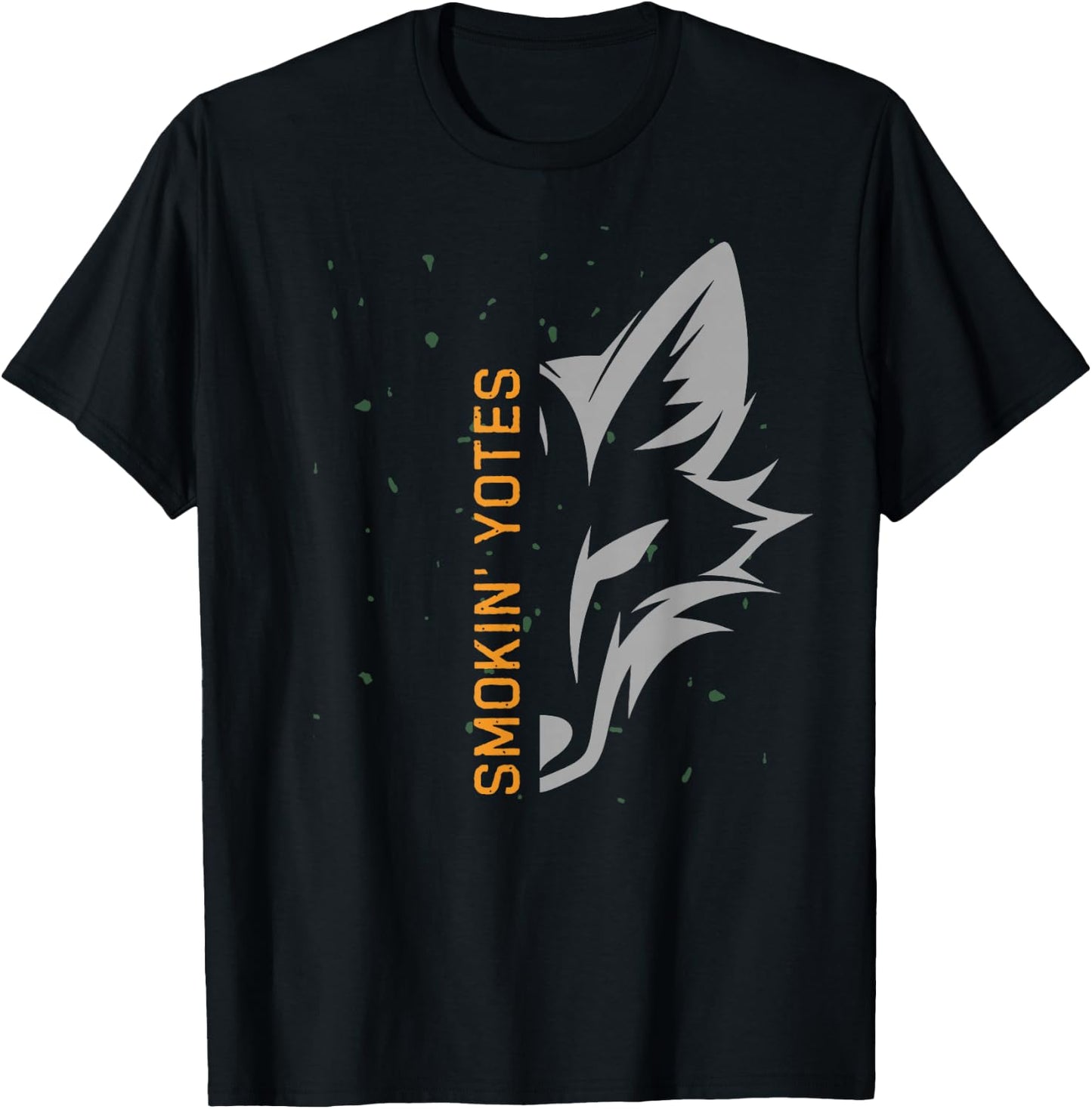 Smokin' Yotes Coyote Hunting Men Women T-Shirt - T-Shirt | Black