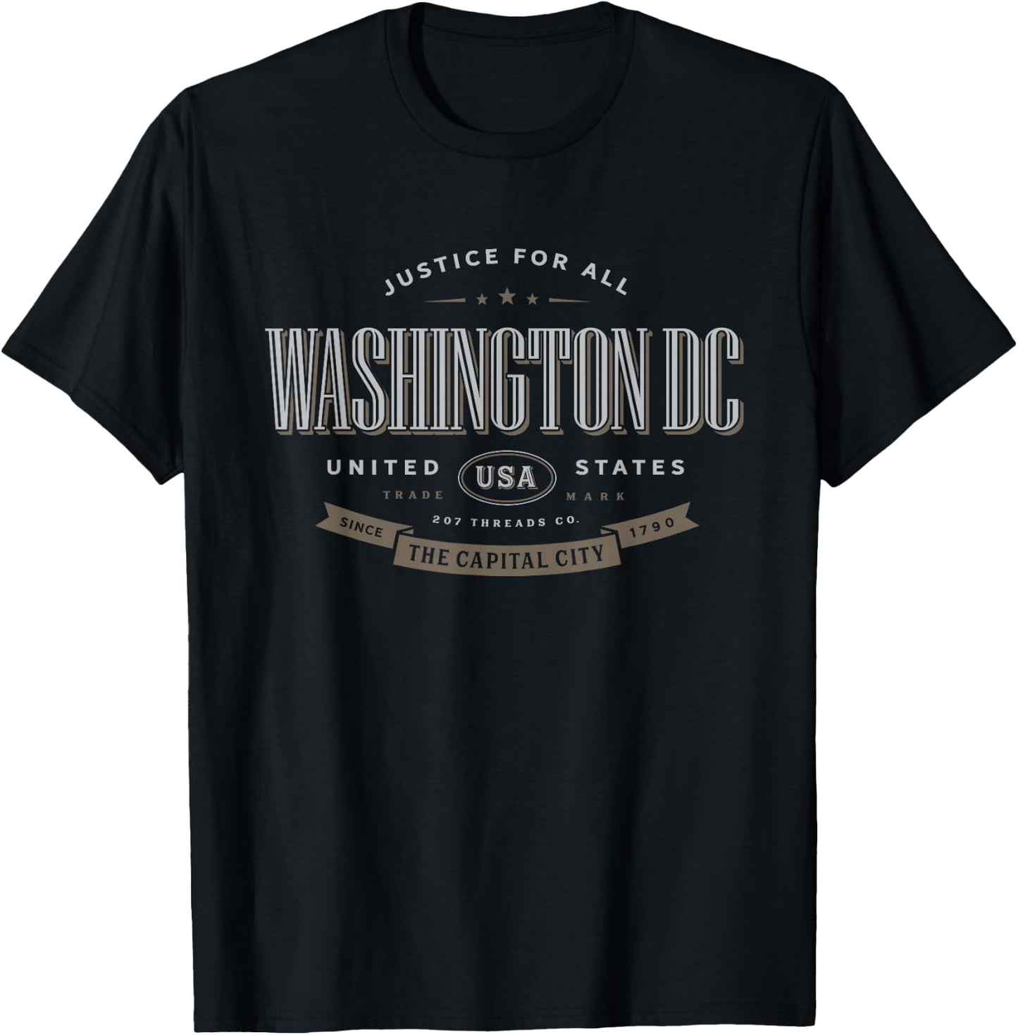 Washington DC T-Shirt - T-Shirt | Black