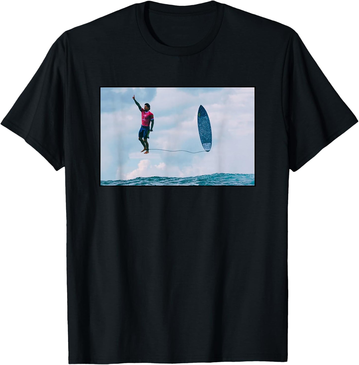 Touched by Surf- Gabriel Medina T-Shirt - T-Shirt | Black