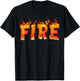 Funny Fire and Ice Costume Halloween 2024 Family Matching T-Shirt - T-Shirt | Black
