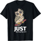 Owl Just winging it! T-Shirt - T-Shirt | Black