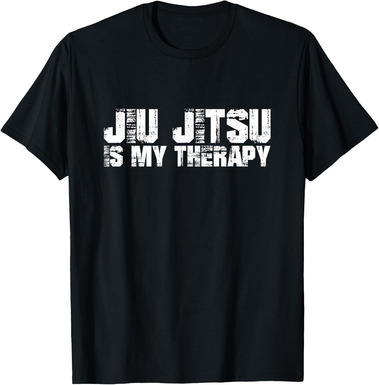 Jiu Jitsu is My Therapy T-Shirt - T-Shirt | Black