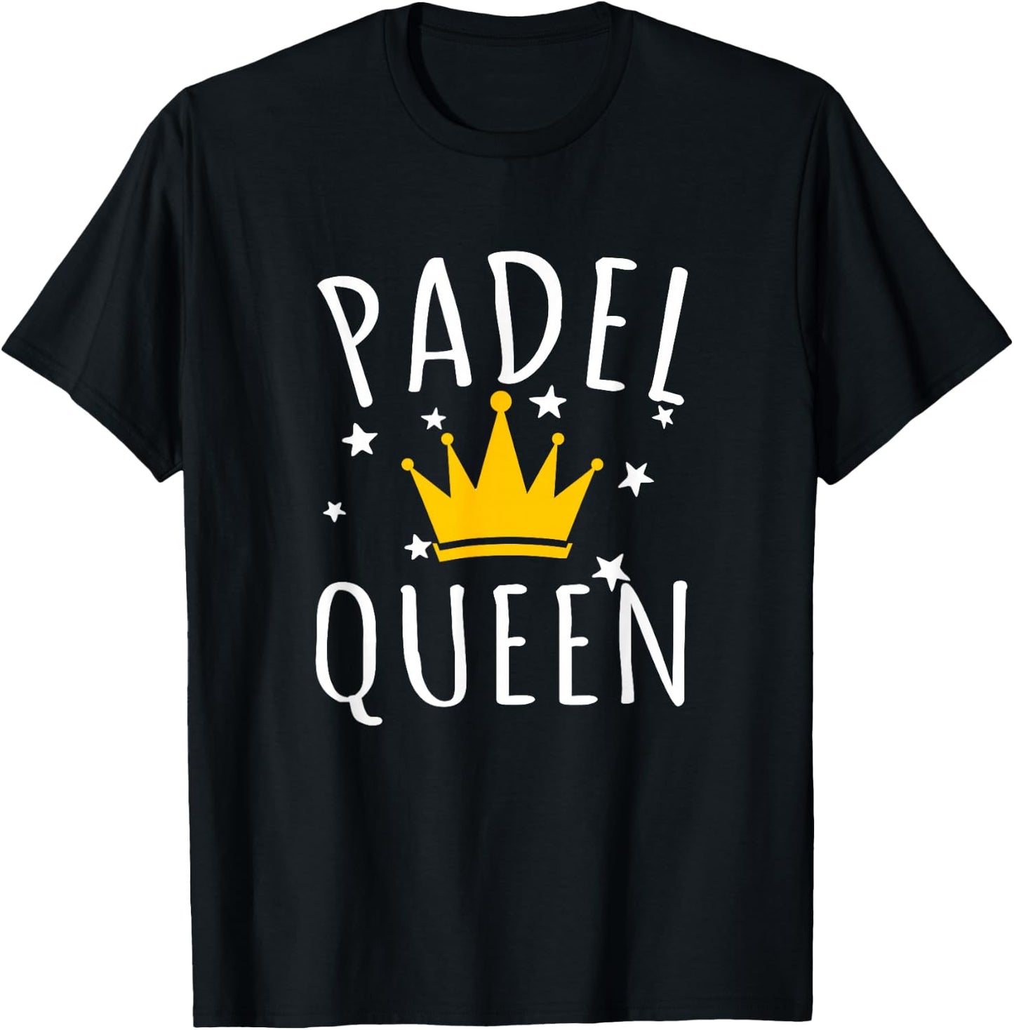 Women's Padel Queen Practice Gift Padel T-Shirt - T-Shirt | Black