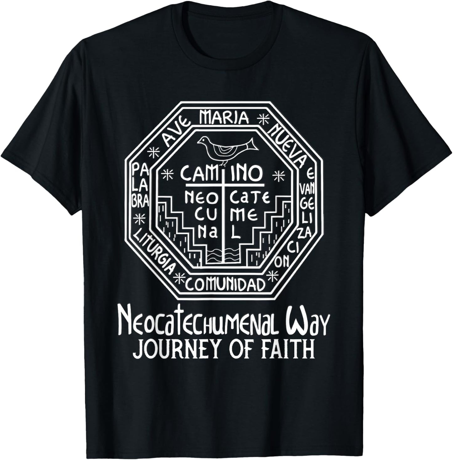 Neocatechumenal Way NCW Modern Catholic T-Shirt - T-Shirt | Black