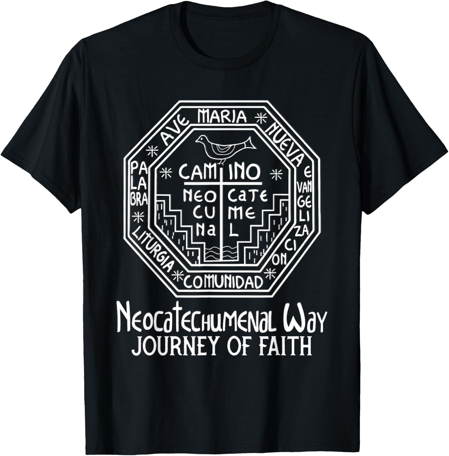 Neocatechumenal Way NCW Modern Catholic T-Shirt - T-Shirt | Black