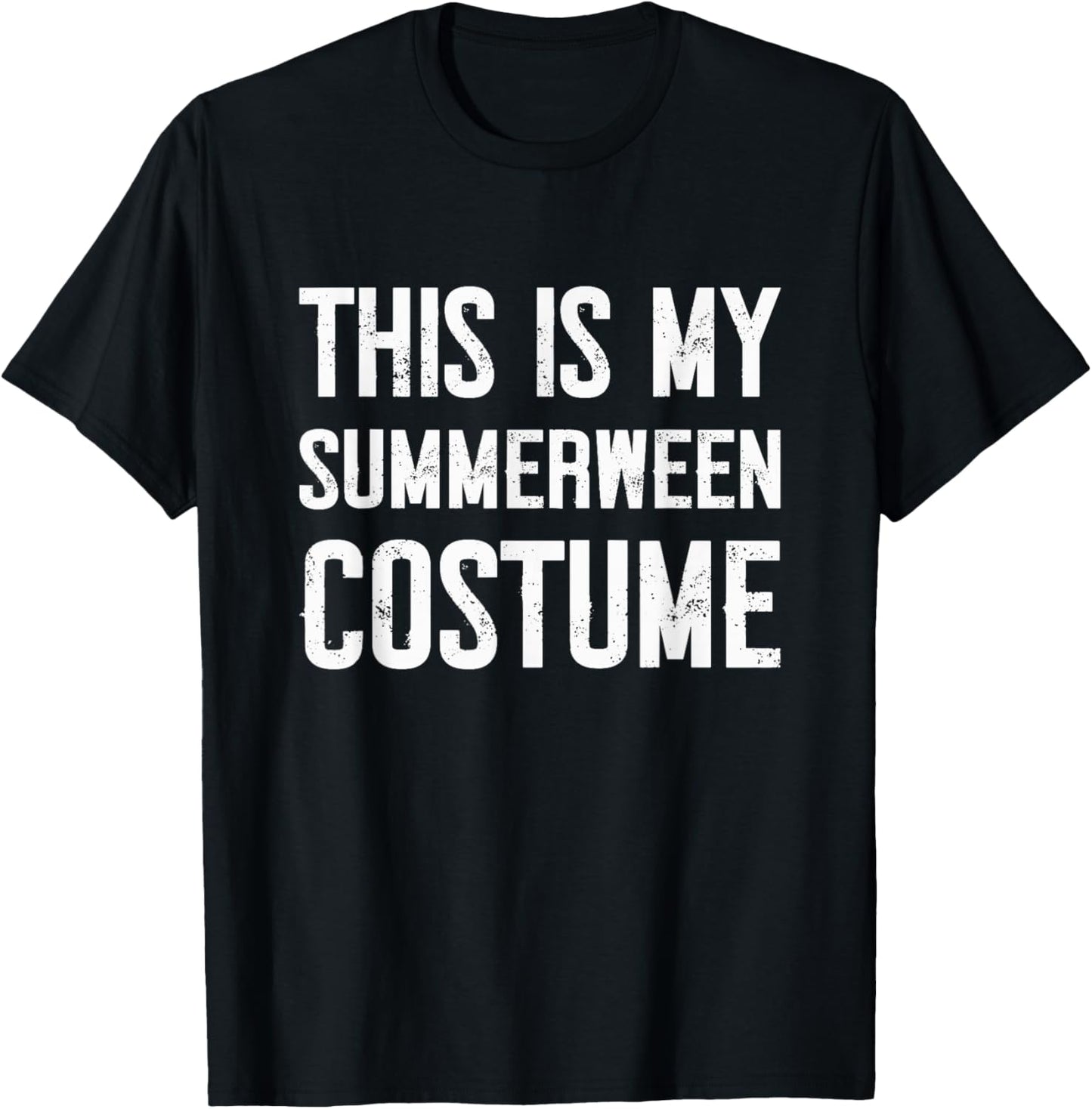 This is my Summerween Costume Summer Summerween Halloween T-Shirt - T-Shirt | Black