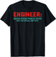 Engineer Because Badass Problem Solver Isn’t An Actual Job T-Shirt - T-Shirt | Black