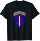 USAREUR-AF Europe and Africa Military Veteran Papa Christmas T-Shirt - T-Shirt | Black