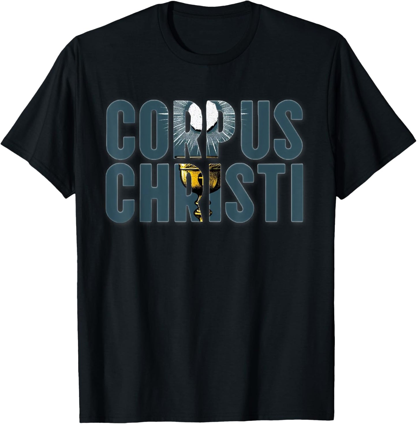 Eucharistic Consecration Traditional Latin Mass Catholic T-Shirt - T-Shirt | Black