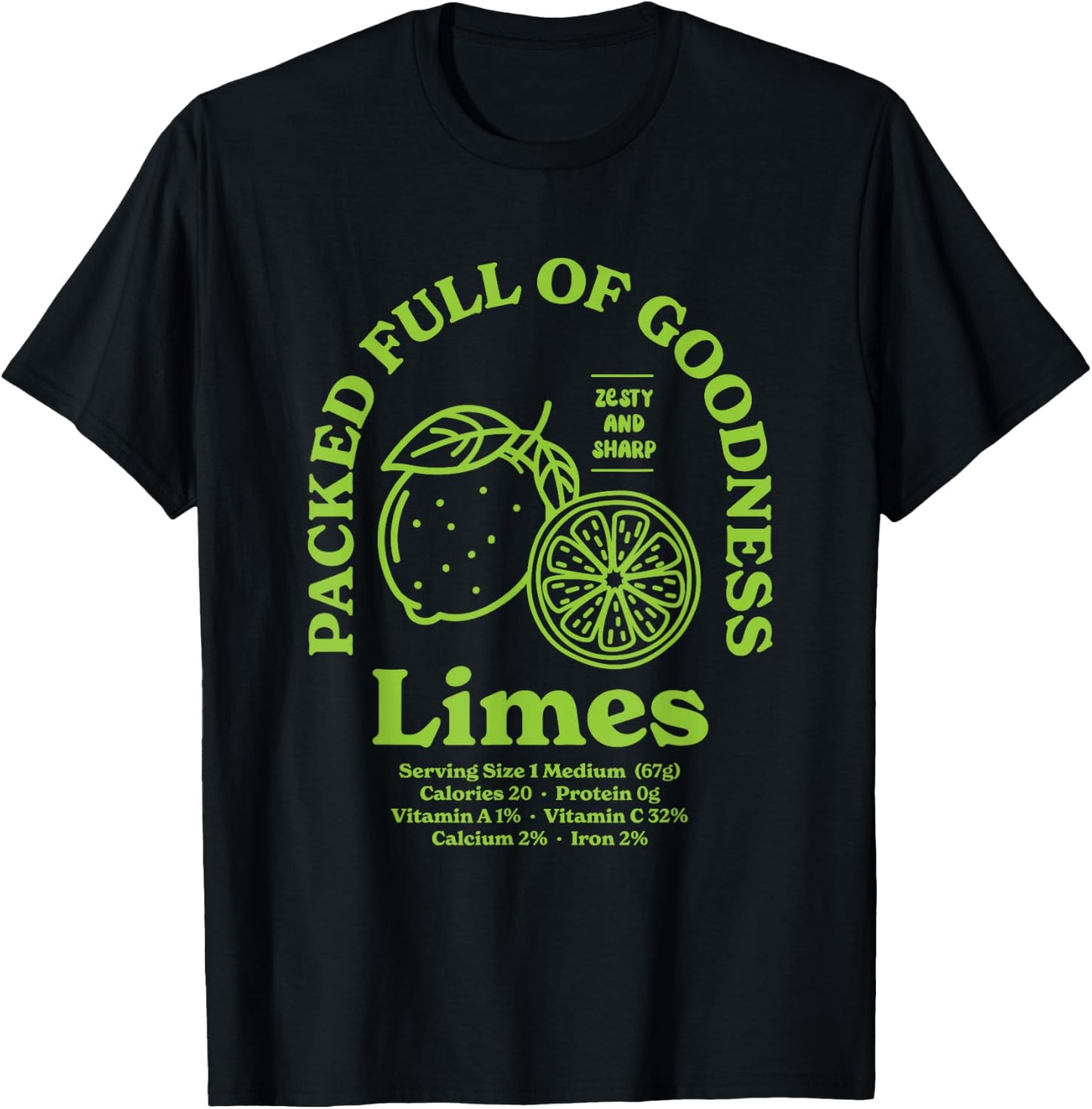 Limes T-Shirt - T-Shirt | Black