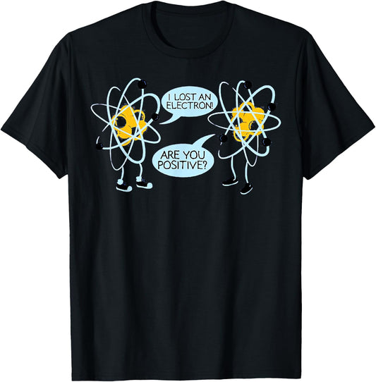 Electrons Geek T-Shirt - T-Shirt | Black