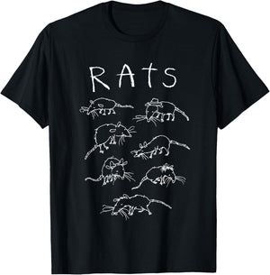 The Art Of Pants Rats T-Shirt - T-Shirt | Black